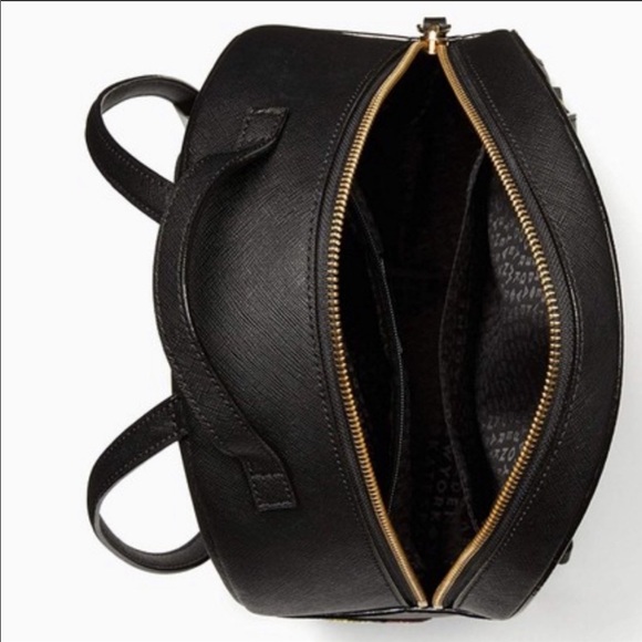 Kate Spade Black “Run Wild” Tomi Backpack Purse - Picture 11 of 13